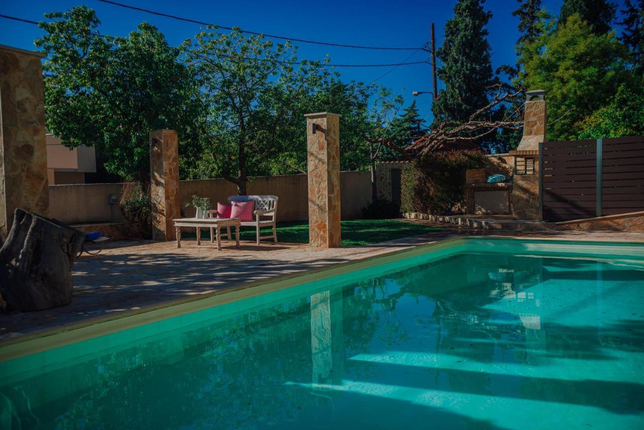 Pool And Sea View Apartments Agia Marina  Exterior photo